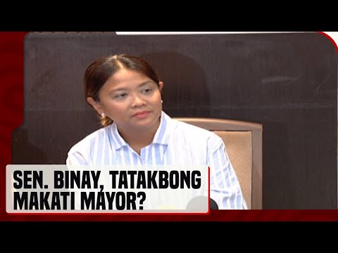 Sen. Binay, 70% desididong tumakbong Makati City mayor sa 2025 elections