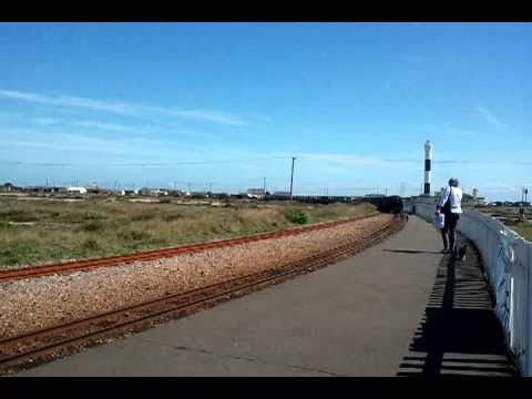 Train coming into Dungeness