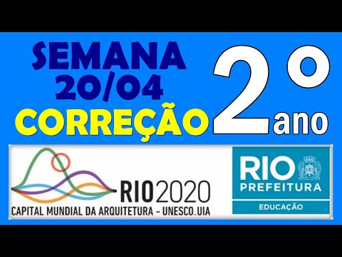 Apostila (semana 20/04)/2° ANO - SME RIO