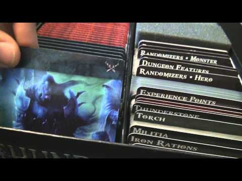 Drakkenstrike's Thunderstone: Wrath of the Elements Components Breakdown Video Review in HD 