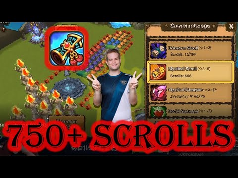 750+ Scrolls Crazy RATES! + Ancient Transcendence Scroll - Summoners War