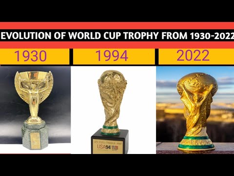 The making of world cup trophy from 1930-2022