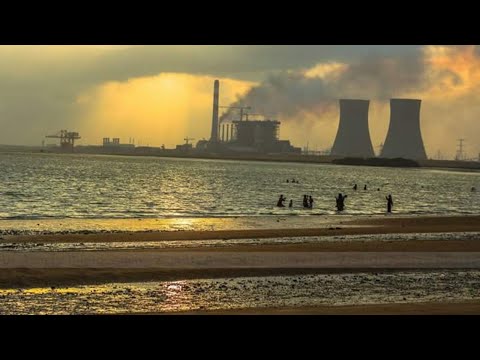 Russian Beach - Karachi Pakistan #shorts #powerplant #sunset