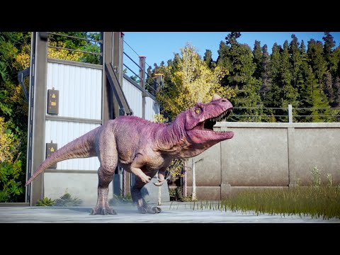 Epic Dinosaur: Indoraptor vs I-Rex & T-Rex vs Spinosaurus Battle Royale | Jurassic World Evolution 2