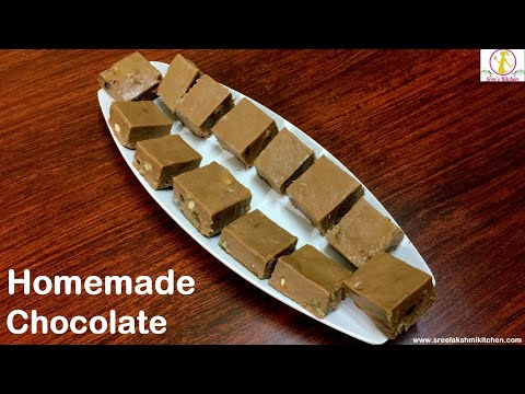 homemade chocolate recipe video| video recipe for chocolate |how to prepare homemade chocolate video