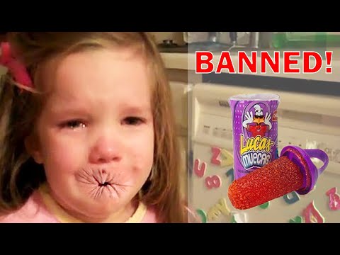 she tried eating the banned lollies...