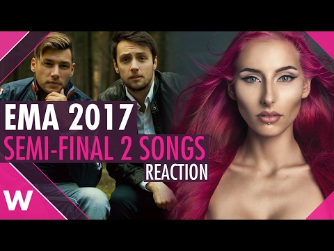 EMA 2017 Semi-Final 2: Reaction to 30-second snippets