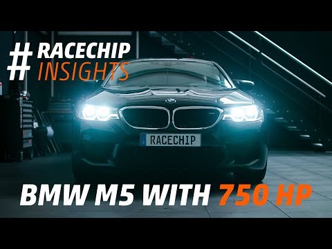 New BMW M5 F90 2018 tuned to 750 HP dyno + acceleration test // RaceChip Insights