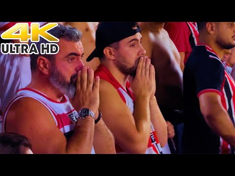 REAÇÕES DA TORCIDA EM UMA TRISTE ELIMINAÇÃO NO MORUMBI | SPFC X BOTAFOGO - LIBERTADORES | (4K UHD)