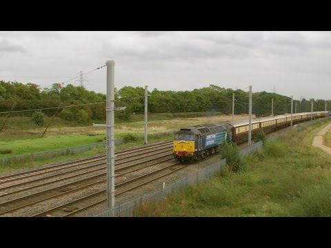 Winwick Junction 29.8.2014 - DRS 47828 & 47805 on Belmond Northern Belle ECS