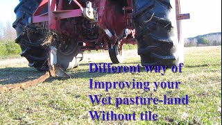How to Dry up a Wet Field Without Tile