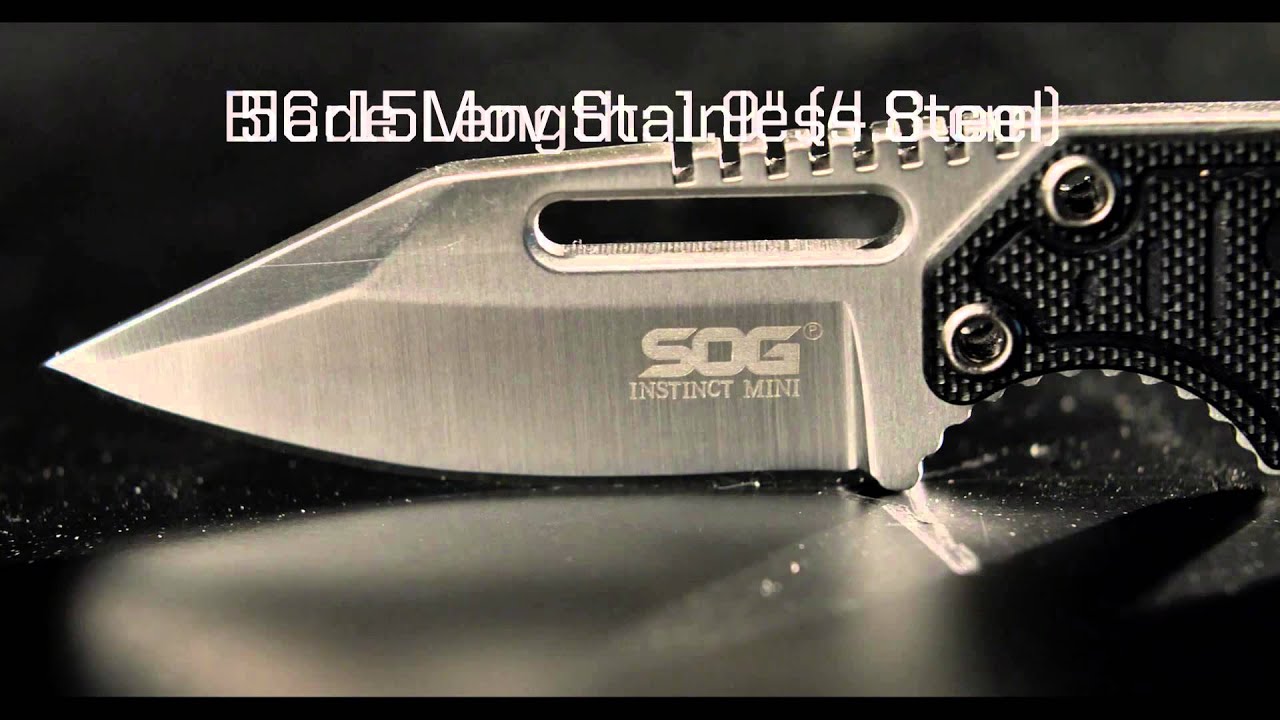 SOG Messer Instinct Mini G10