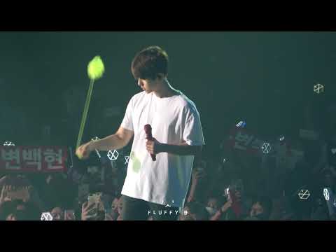 [4K] 180811 엑소 EXO ElyXiOn dot in Macau - Lucky & Run - Baekhyun 백현 Focus 직캠