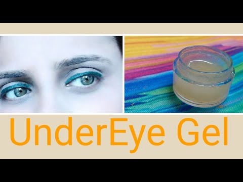 Home made under eye gel / how to remove dark circles /...