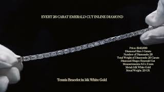Unlock the Luxury of the Enchanting 1 Carat each Diamond Tennis Bracelet