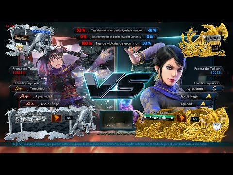 160_6 Kunimitsu (Anakin x24) vs (tincho) Zafina - Tekken 7  Online sin Grafica N09