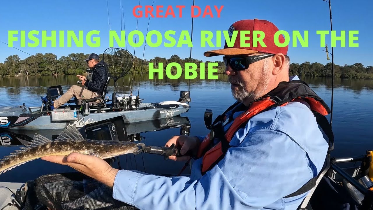 Fishing noosa river with clone prawns and holt swim prawn  on the hobie. Paul breheny
