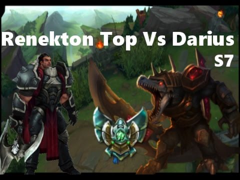 Lol Ranked Top Renekton Vs Darius Commentary S7