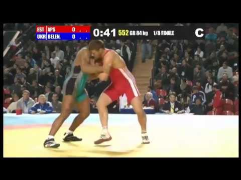 SEC-2013: 84 kg. Aps (EST) - Beleniuk (UKR) 1/8
