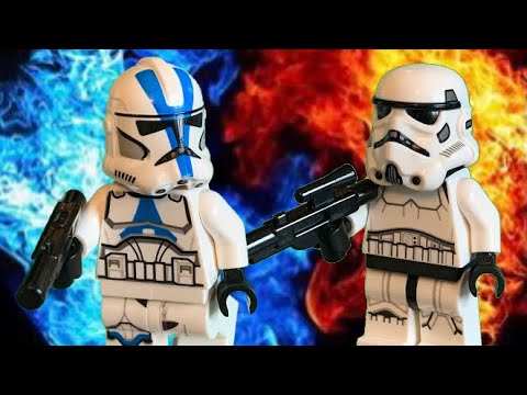 Clone Trooper Vs Stormtrooper || Brickfilm