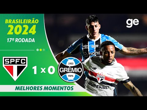 Gols e lances de São Paulo x Grêmio
