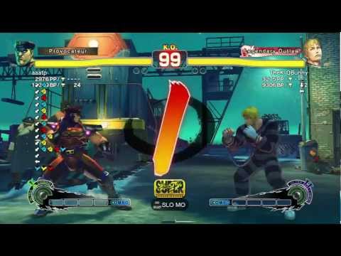 SSF4 AE: aaatp (M. Bison) vs TheK-QBunny (Cody)