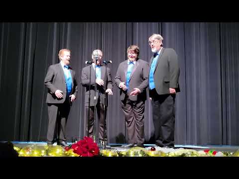 The Rivertown Sound Quartet singing ‘Joy to the World’ at the Spirit of St. Louis Chorus Christmas Show 2024 in Herculaneum, MO.