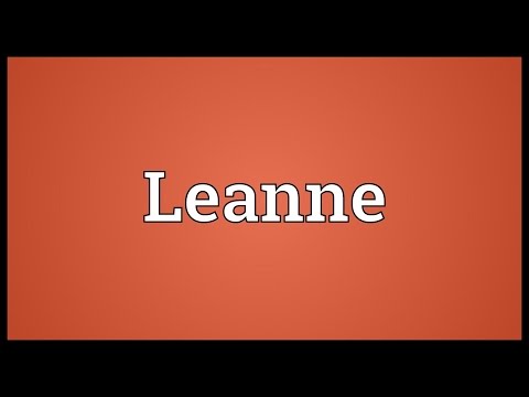 Leanne Meaning
