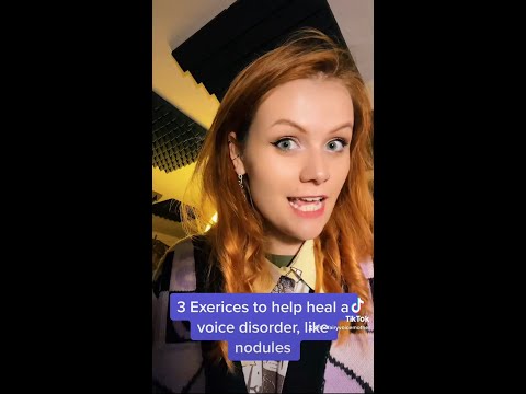 3 EASY Vocal Exercises to help Voice Disorders like nodules (and why) 💜