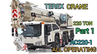 Download lagu MOBILE CRANE TEREX 220 TON MODEL AC220-1 ALL FUNCTION OPERATING Part 1 Five StarEquipment(4K_HD) mp3