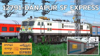 12791-DANAPUR SF  EXPRESS TRAIN JOURNEY |RAILWORKS GAMEPLAY|TRAIN SIMULATOR 2022|RAILWORKS GAMING