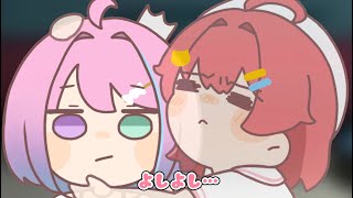 【手描き】んなたんを守護りたいみこち【ホロライブ/切り抜き/さくらみこ/姫森ルーナ】
