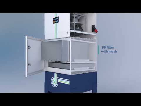 Collecteur de brouillard d'huile Oilpack® - nouvelle génération pour fluides de coupe avec débit 2500 à 7500 m3/h_7