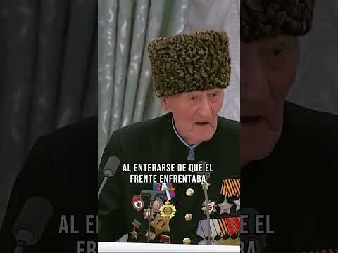 💥 ¡Veterano de 101 años regaña a Putin en público! “¡Déjame ir al frente!”