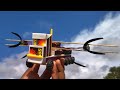 Drone මෝටර් වලින් යන Truck එක Diy Matchbox Airplane Truck Diy Tech Hub