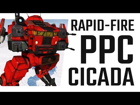 Rapid-Fire PPC Cicada Build - Mechwarrior Online The Daily Dose #1378