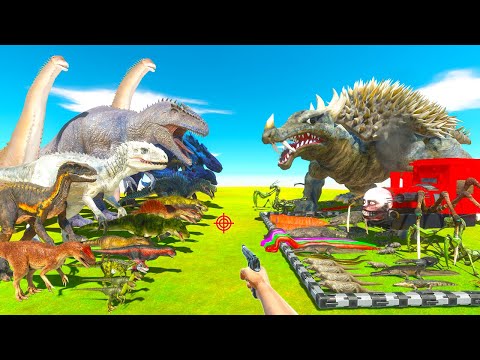 Fps Avatar Rescues Reptiles and Fights Carnivore Dinosaurs - Animal Revolt Battle Simulator