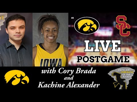 IOWA - USC POSTGAME with Kachine Alexander / Iowa Women's Basketball Postgame / BIG TEN