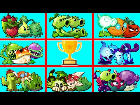 Tournament 8 Best Team Plants - Who Will Win? PvZ 2 Battlez.