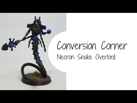 How to Convert a Necron Snake Overlord