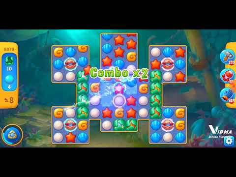 Fishdom. 9079 level no boosters and diamonds. 15 moves