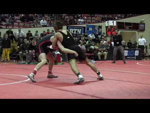 125 lbs Final - Thomas Gilman, IOWA vs Tim Lambert, NEB