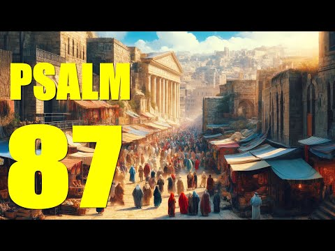 Psalm 87 Reading:  The Glories of the City of God (With words - KJV)