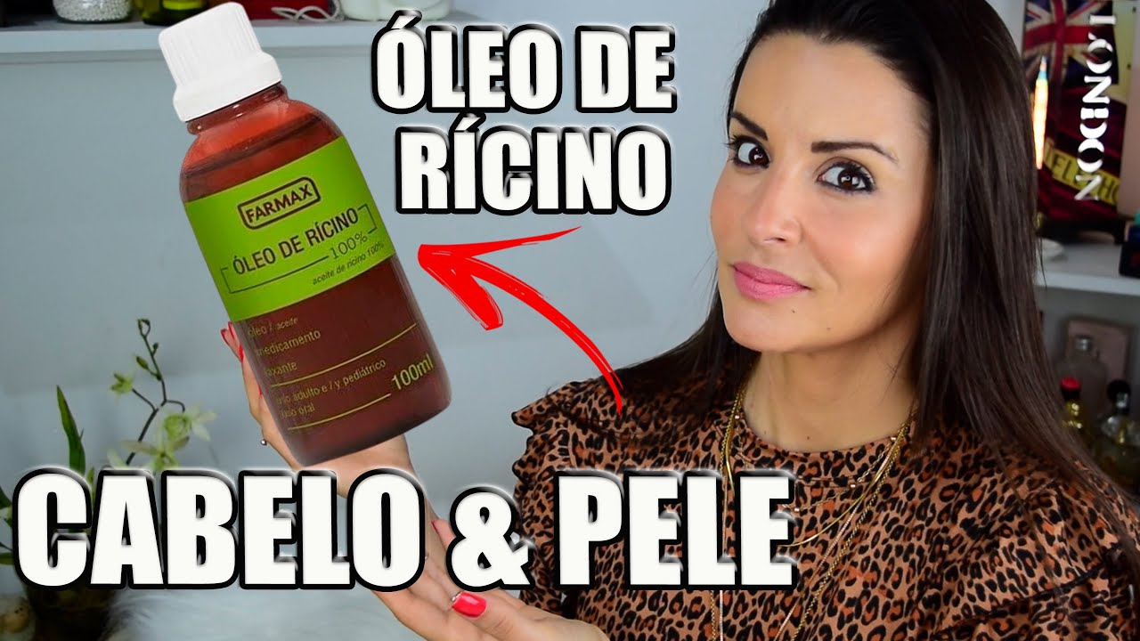 Como usar o ÓLEO DE RÍCINO na pele e cabelos | Aplicação e uso do óleo de mamona (rícino)