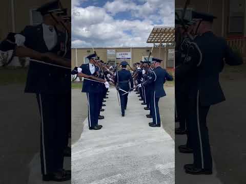 Air Force Honor Guard Drill Team Walk Thru