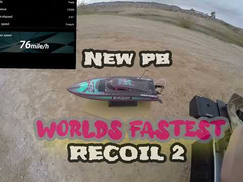 WORLDS FASTEST Proboat Recoil 2 ♧ New PB ♧ 3S Flopack 8200 100c lipos (only at flopackrc.com)