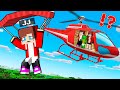 MIKEY'S favorite BABY? POOR JJ KICKED OUT OF THE HELICOPTER in Minecraft - Maizen