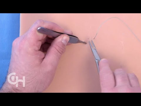 Suture Basics: Two- Hand Tie, Right Hand