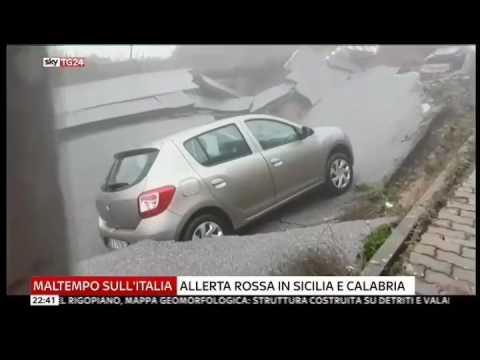 Maltempo in Calabria Girifalco su SkyTg24