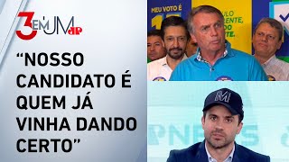Bolsonaro almoça com Nunes e nega apoio a Marçal: ‘Falou que eu ia apoiá-lo, não é verdade’